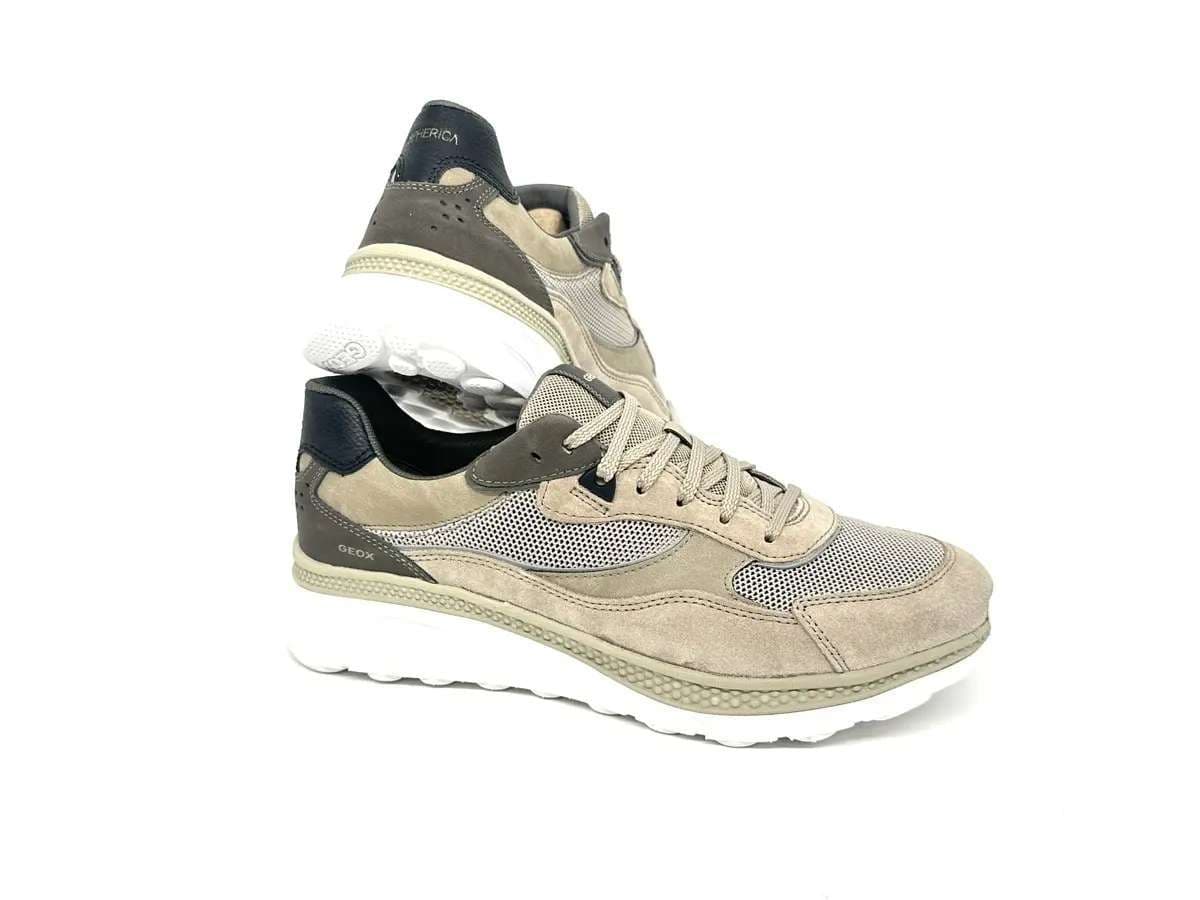 Geox sneaker uomo Spherica sand comfort ammortizzato traspirante - 3