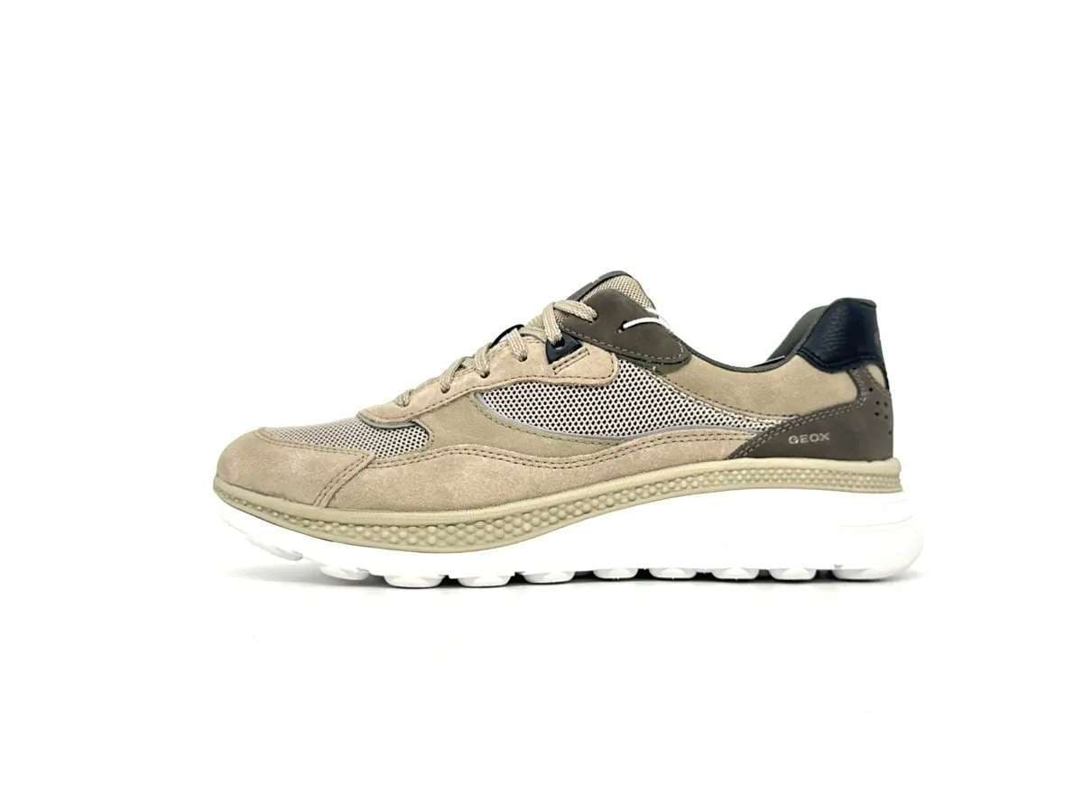 Geox sneaker uomo Spherica sand comfort ammortizzato traspirante - 5