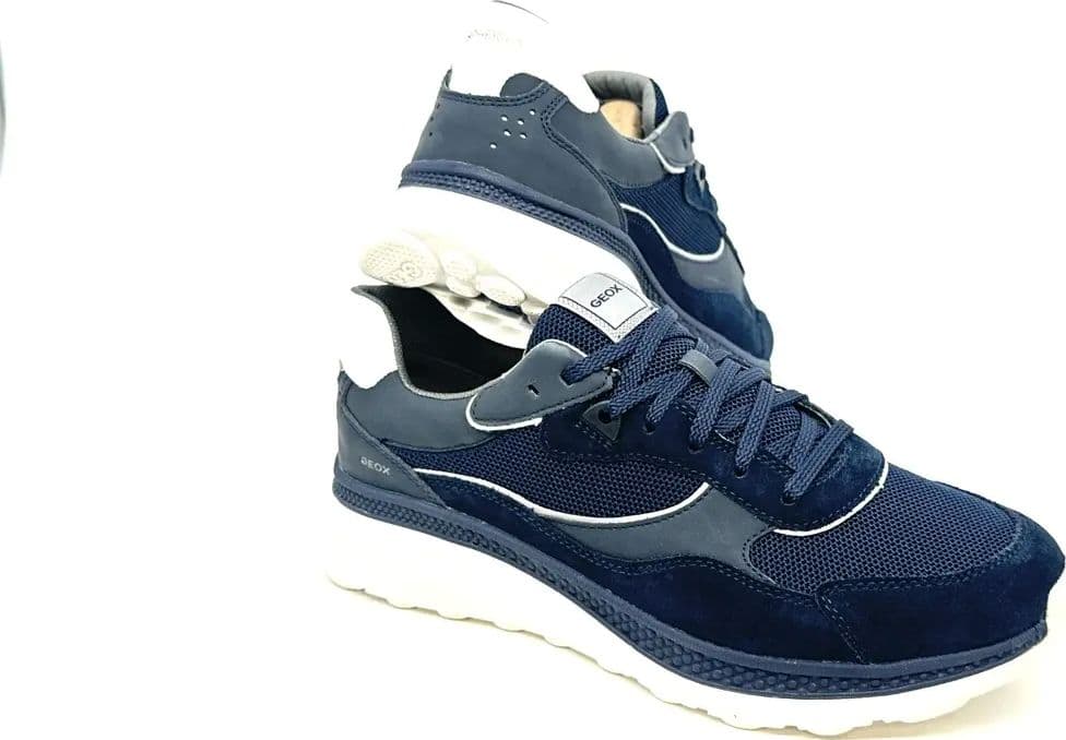 Geox sneaker uomo Spherica Actif X1 blu comfort ammortizzato traspirante - 3