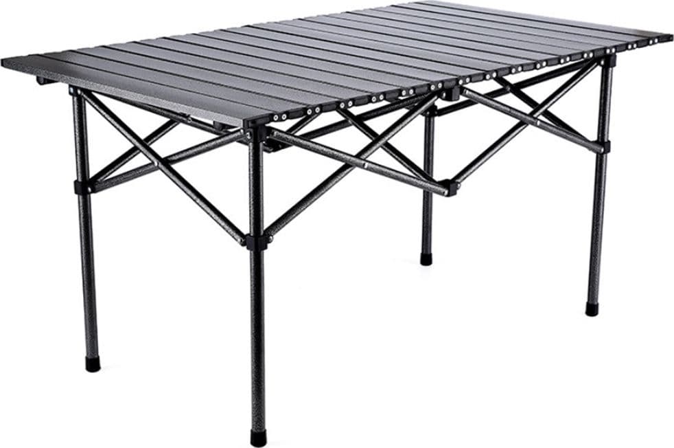 TAVOLO DA CAMPEGGIO PIEGHEVOLE DA ESTERNO PORTATILE GIARDINO BALCONE PIC NIC NERO 632835
