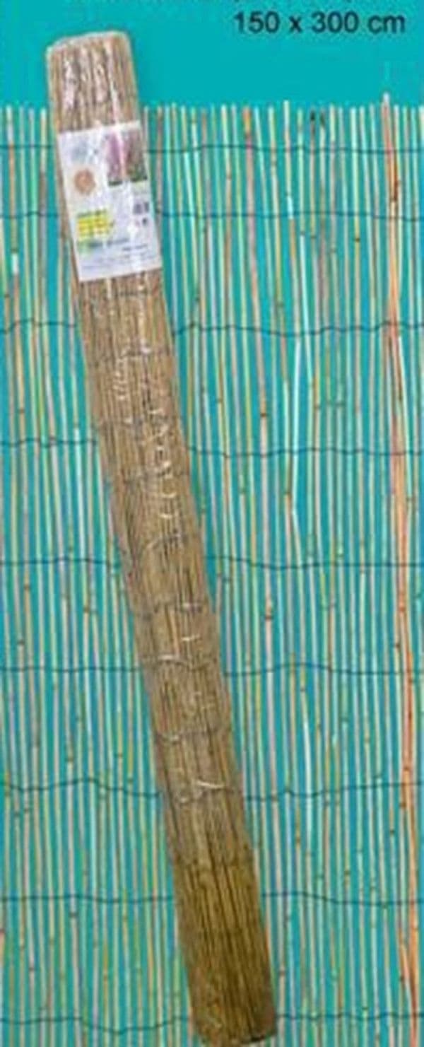 ARELLA FRANGIVISTA IN BAMBÙ CLASSICA ROTOLO 150X300CM PER RECINZIONI GIARDINI TPL29 037512 - 4