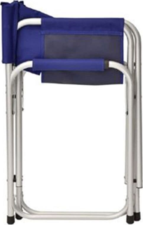 SEDIA REGISTA IN ALLUMINIO TESSUTO OXFORD PIEGHEVOLE CON BRACCIOLI BLU CAMPEGGIO 512027 - 4
