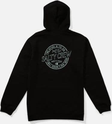 Felpa  Salty Crew Skewed Zip Blk