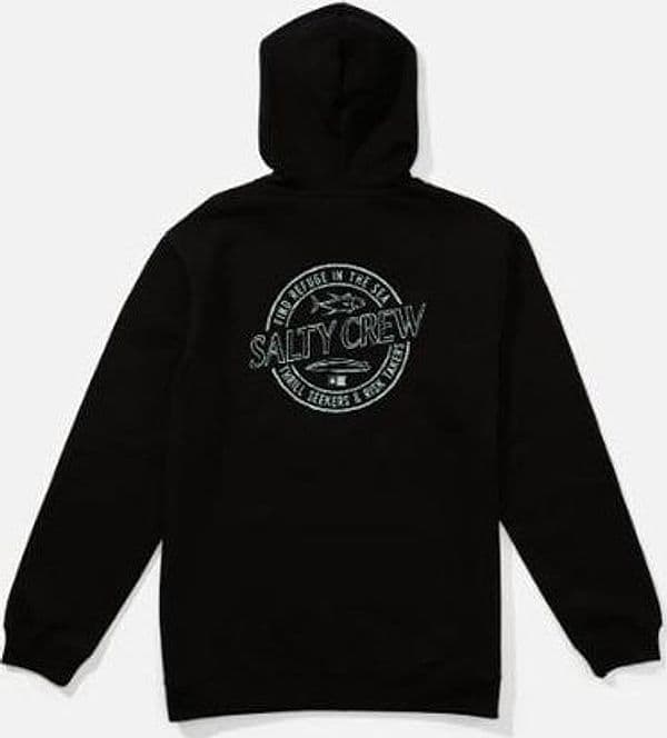 Felpa  Salty Crew Skewed Zip Blk - 3