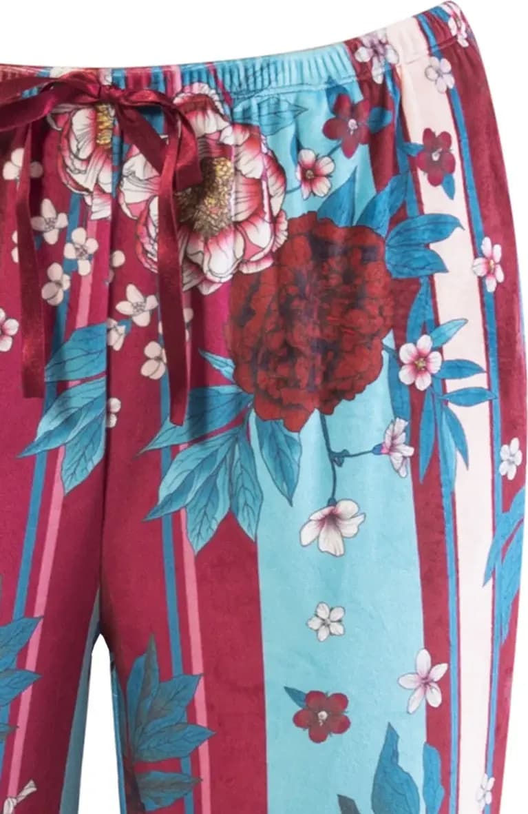 VERDISSIMA | Pantalone pigiama con tasche Ciniglia Malindi - 5