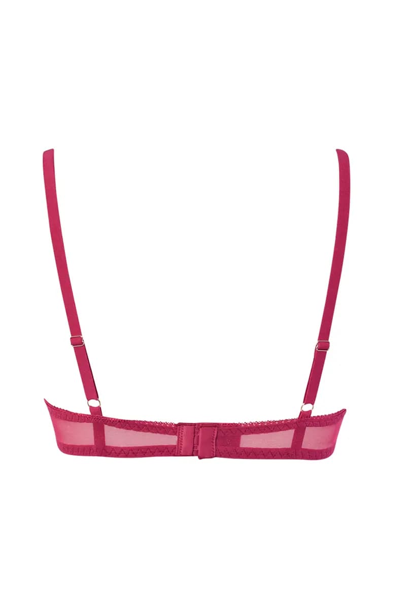 VERDISSIMA | Reggiseno francese ferretto coppa C Fleurs - 3