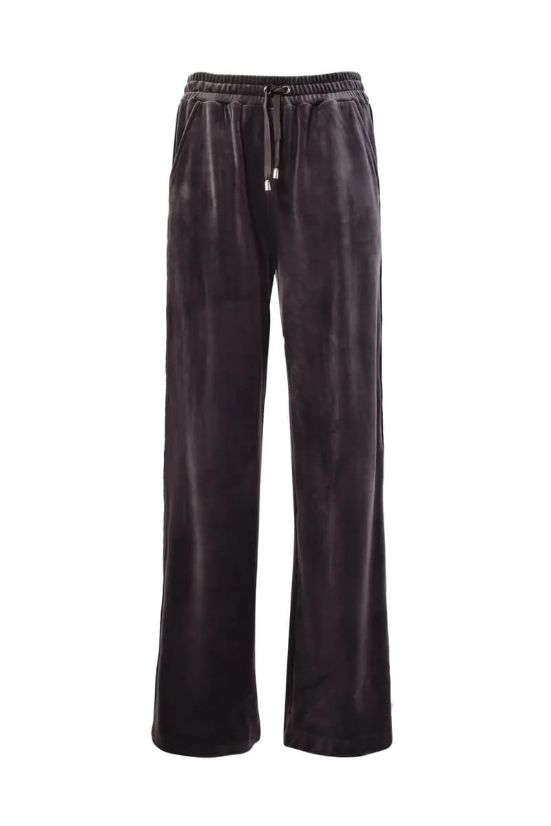 VERDISSIMA | Pantalone modello jogger con tasche Ciniglia - 2