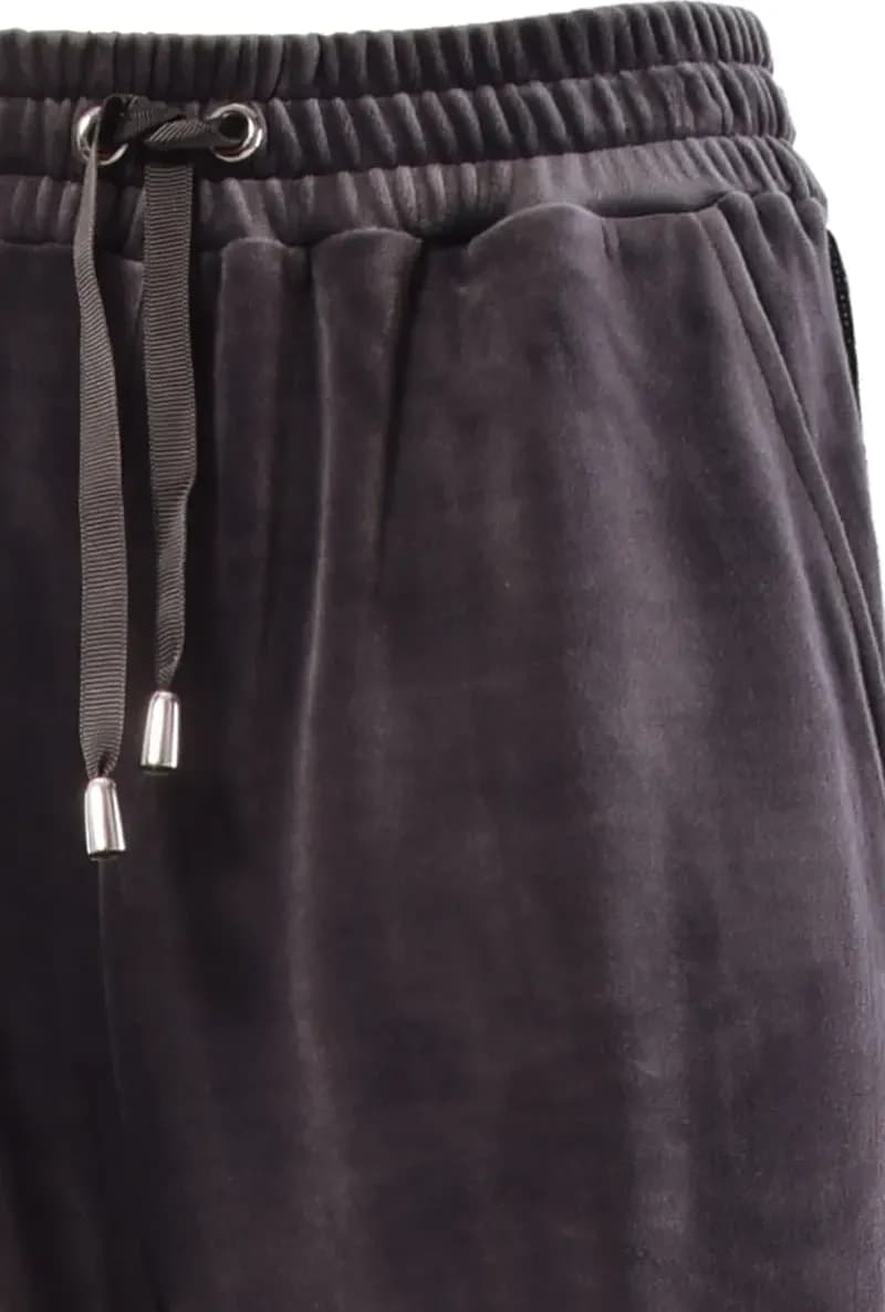 VERDISSIMA | Pantalone modello jogger con tasche Ciniglia - 3