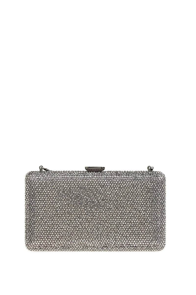 VERDE FASHION | Pochette modello clutch con strass - 2