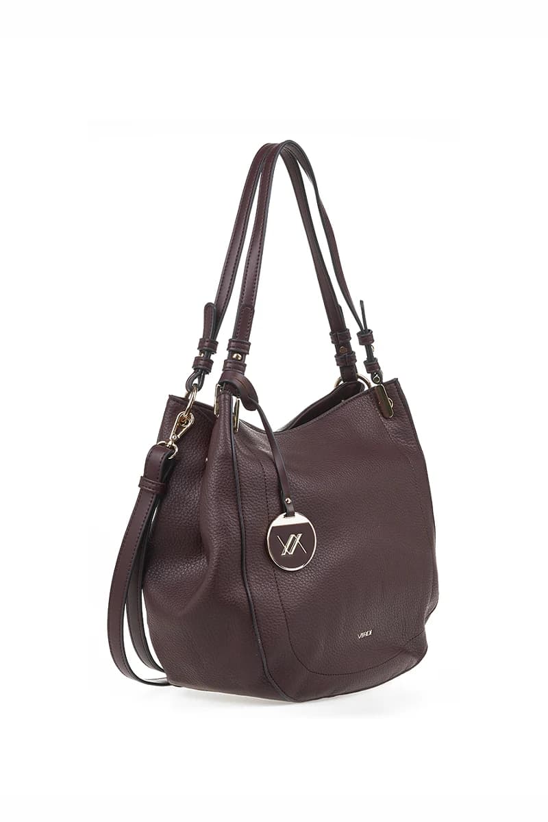 VERDE FASHION | Borsa a spalla morbida tre scomparti - 11