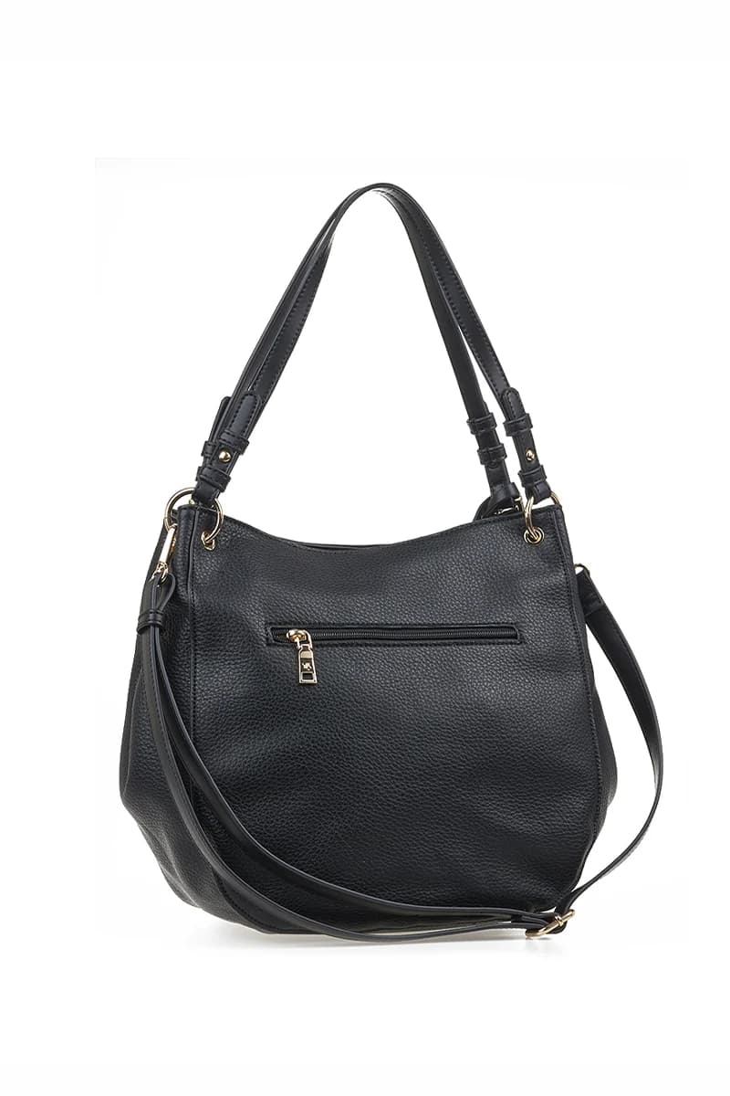 VERDE FASHION | Borsa a spalla morbida tre scomparti - 6