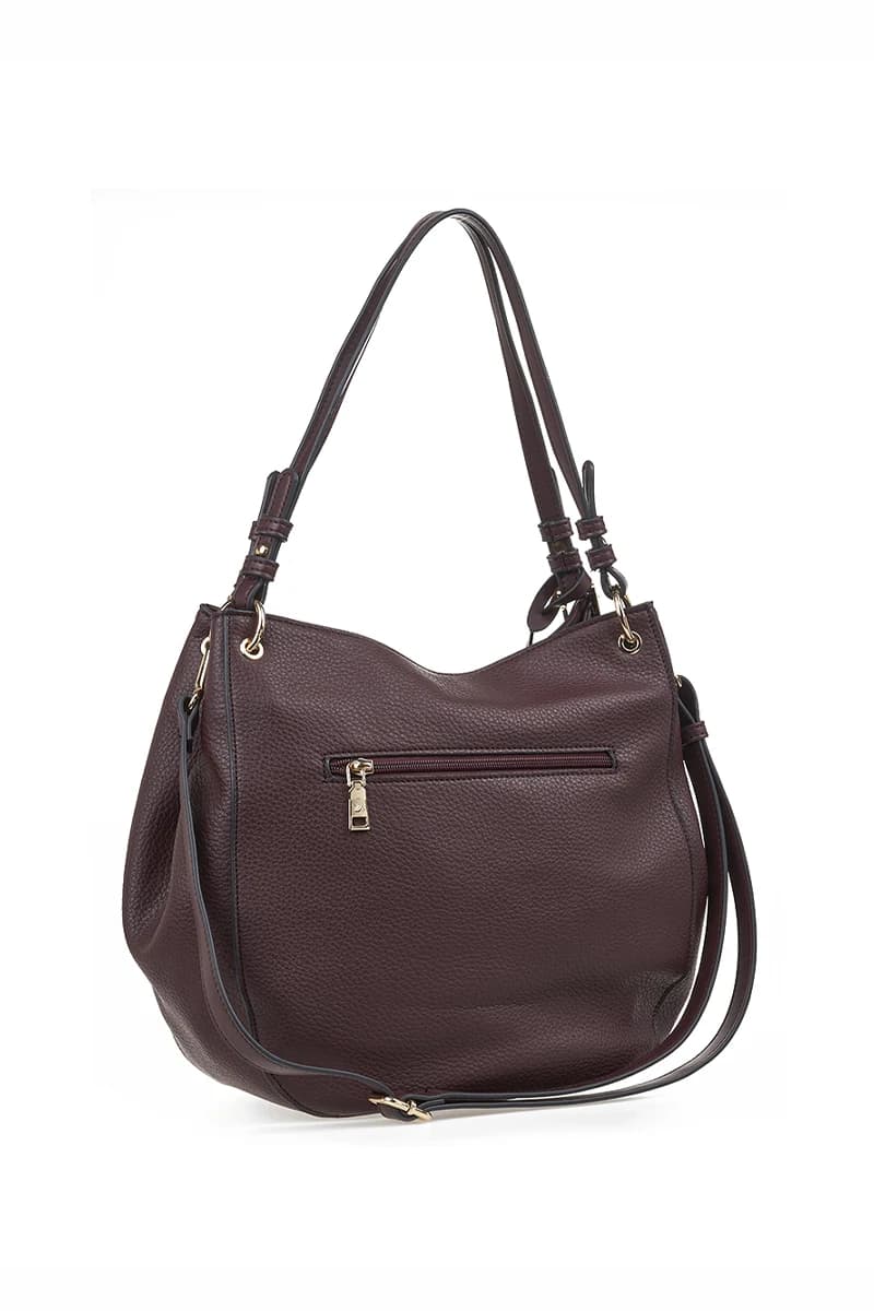 VERDE FASHION | Borsa a spalla morbida tre scomparti - 10