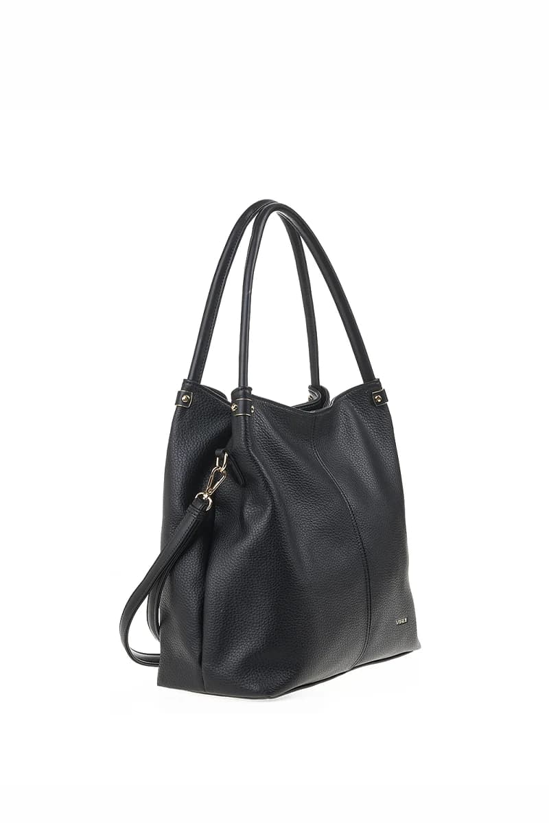 VERDE FASHION | Borsa a spalla morbida con zip - 7