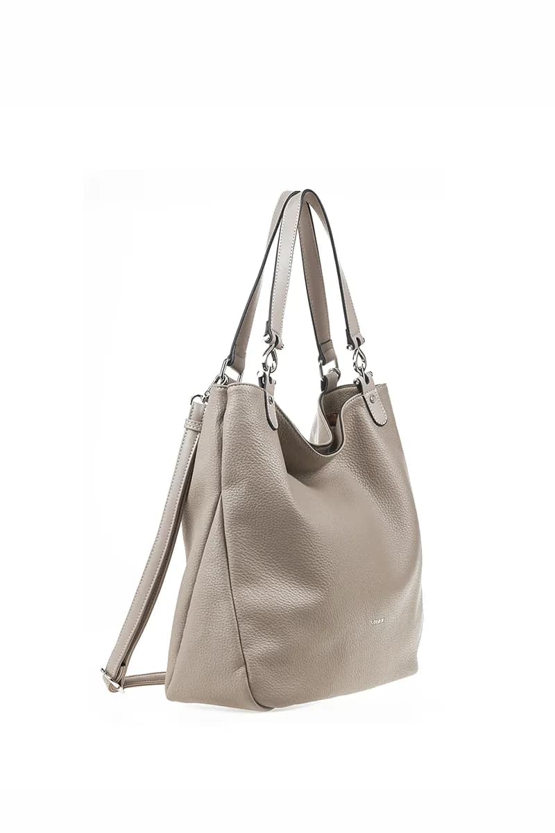 VERDE FASHION | Borsa a spalla morbida chiusura zip - 11