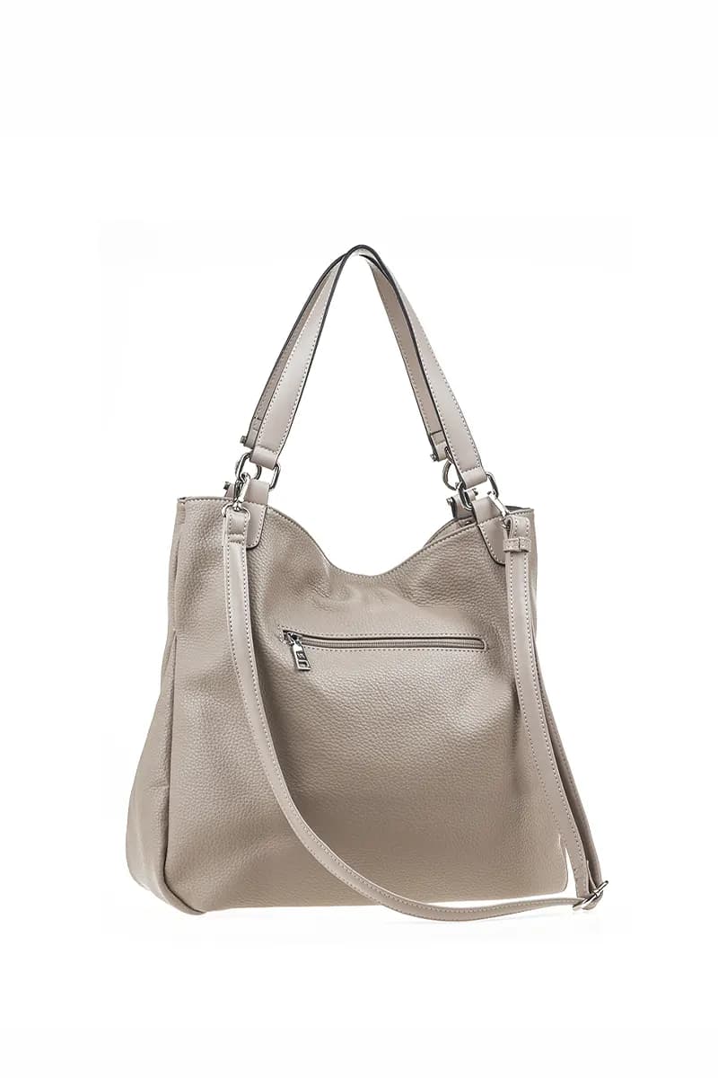 VERDE FASHION | Borsa a spalla morbida chiusura zip - 10