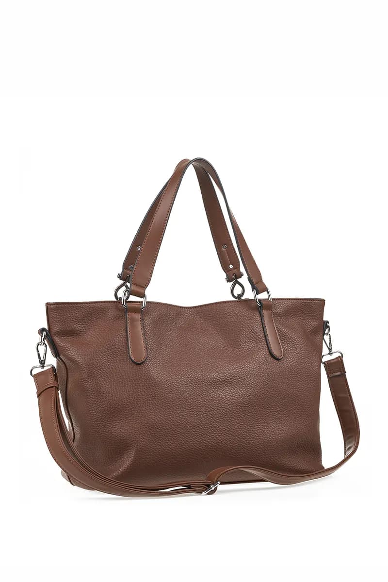 VERDE FASHION | Borsa a spalla morbida rettangolare con zip - 10