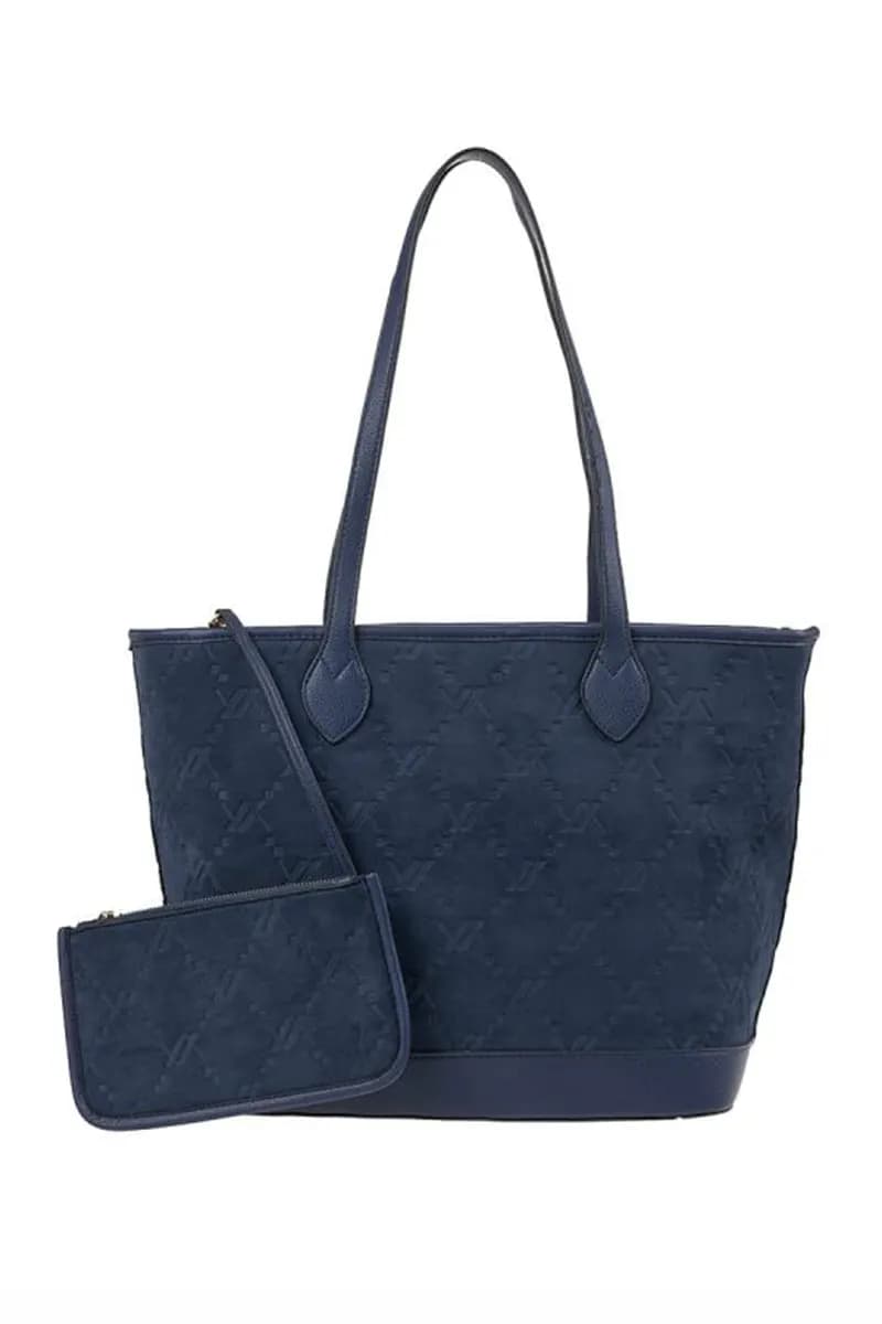 VERDE FASHION | Borsa shopper scamosciata con pochette - 5