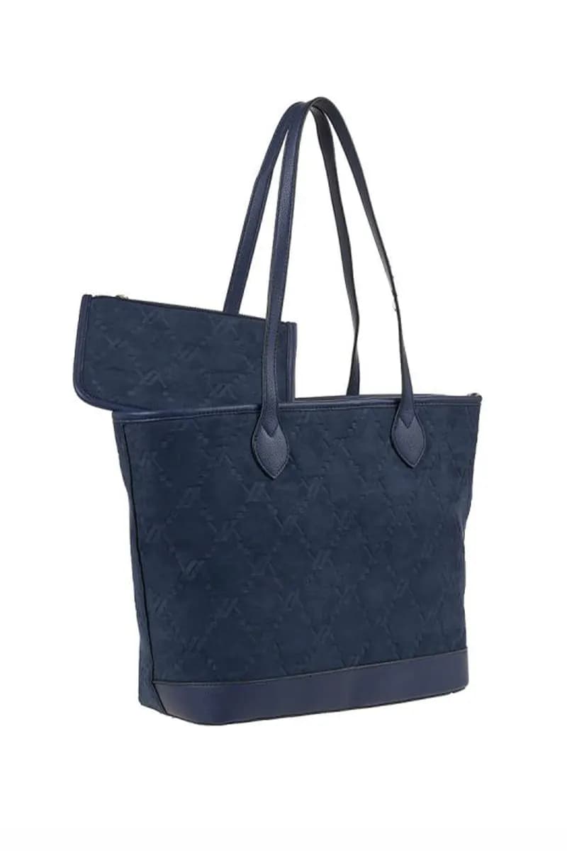 VERDE FASHION | Borsa shopper scamosciata con pochette - 3