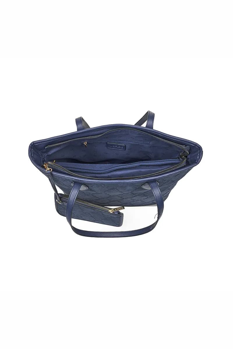 VERDE FASHION | Borsa shopper scamosciata con pochette - 4