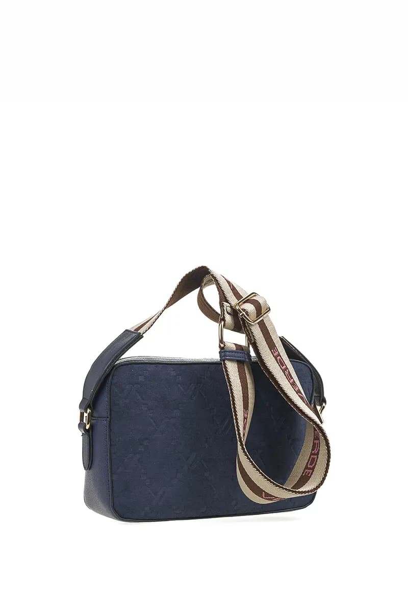 VERDE FASHION | Camera bag scamosciata con tracolla spessa - 2