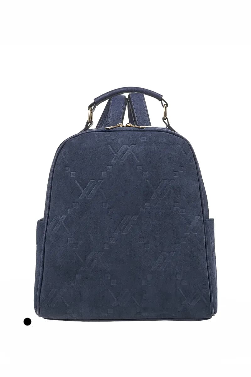 VERDE FASHION | Zaino scamosciato con tasche laterali - 5