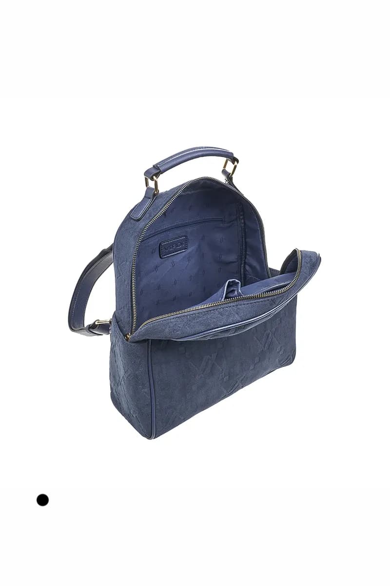 VERDE FASHION | Zaino scamosciato con tasche laterali - 4