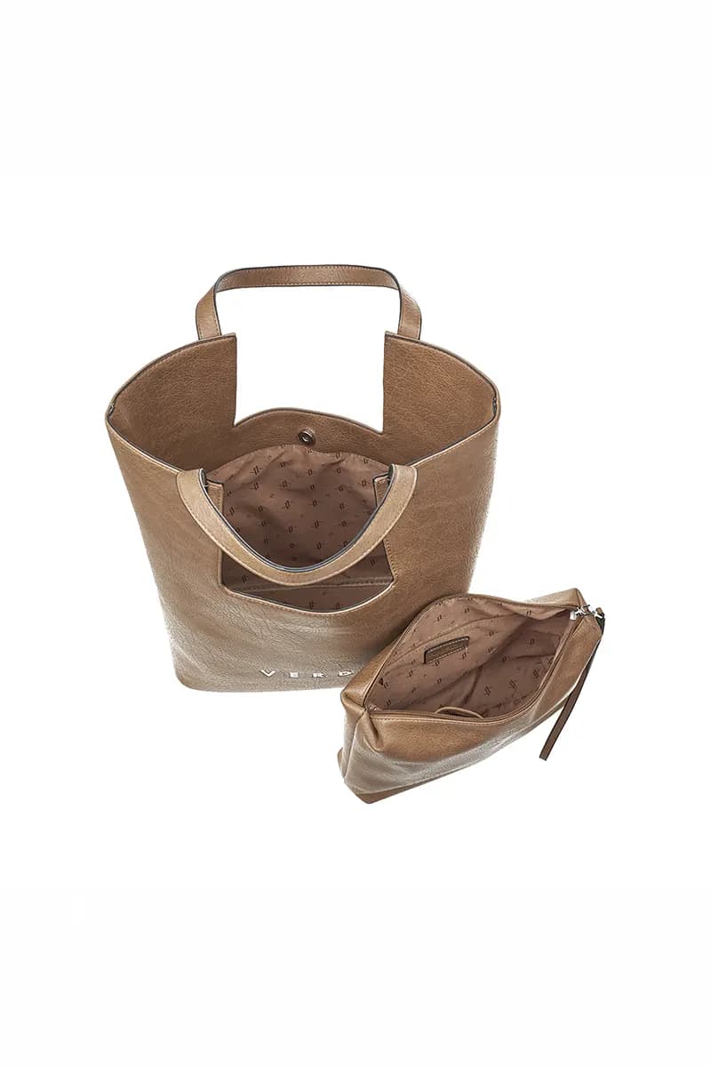 VERDE FASHION | Shopper hobo con pochette interna - 15