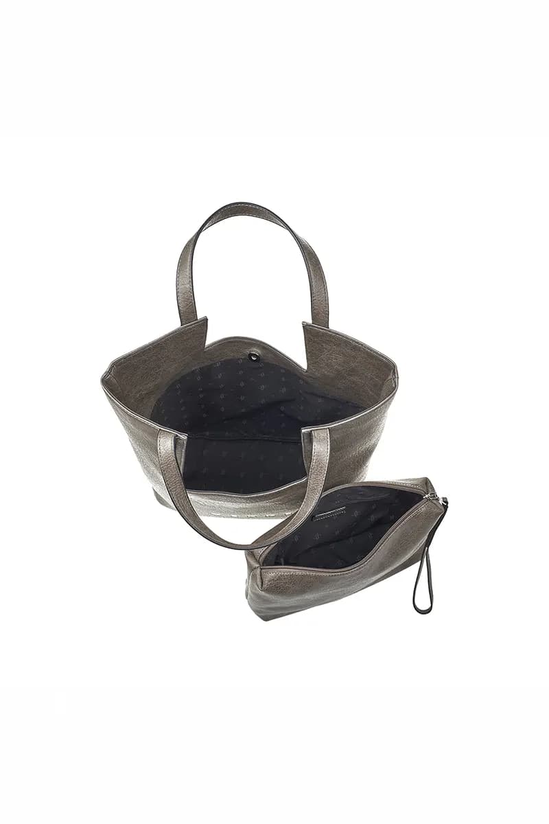 VERDE FASHION | Shopper hobo con pochette interna - 5