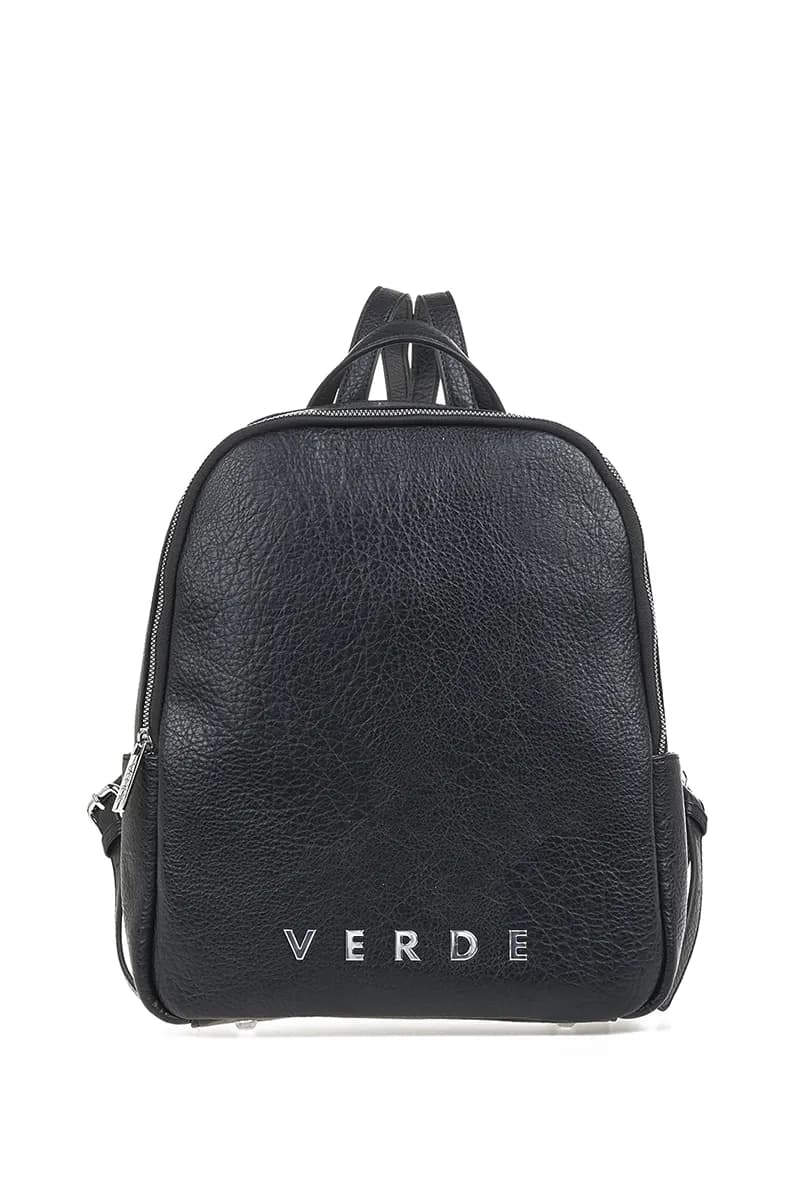 VERDE FASHION | Zaino doppia tasca con logo - 1