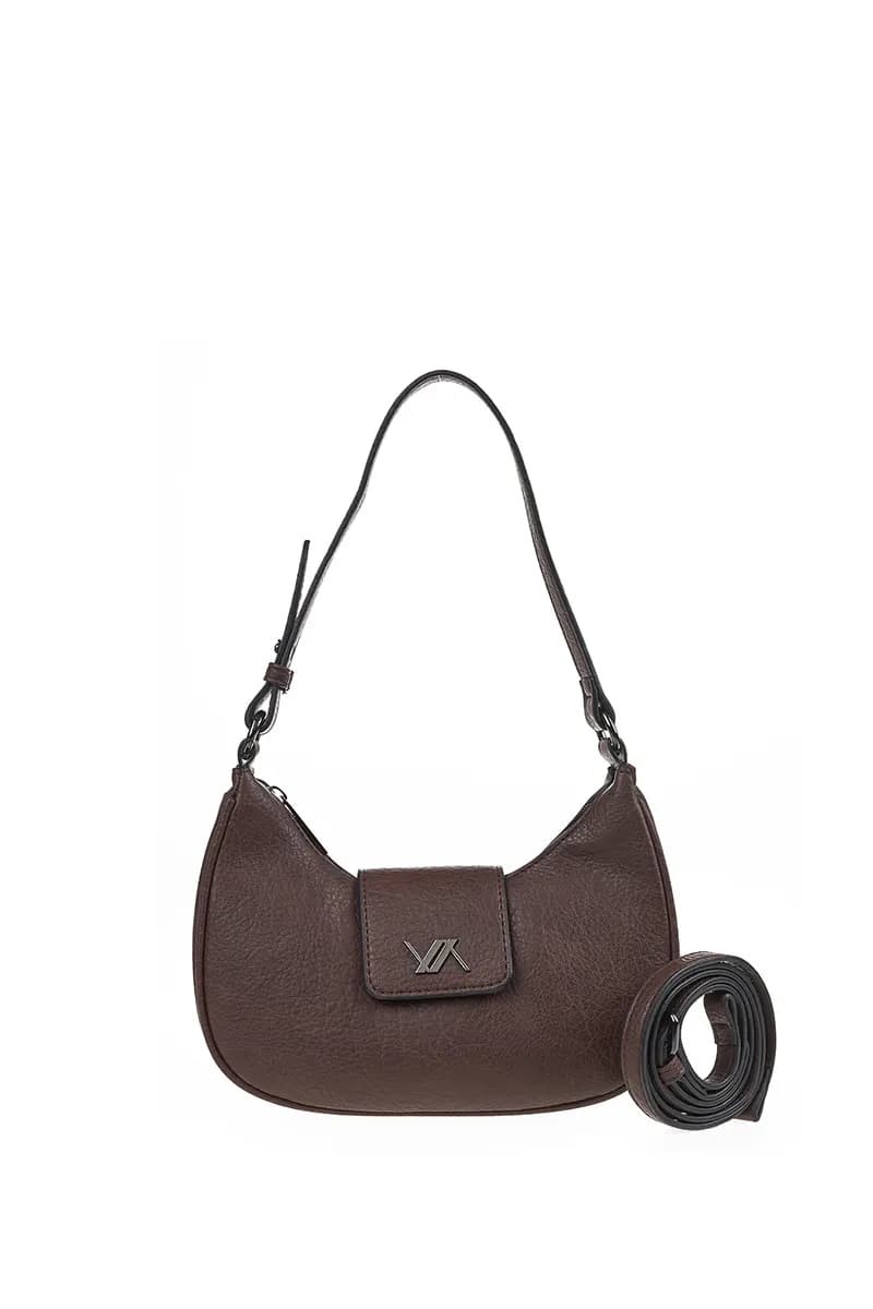 VERDE FASHION | Borsa hobo a spalla con fibbia - 13