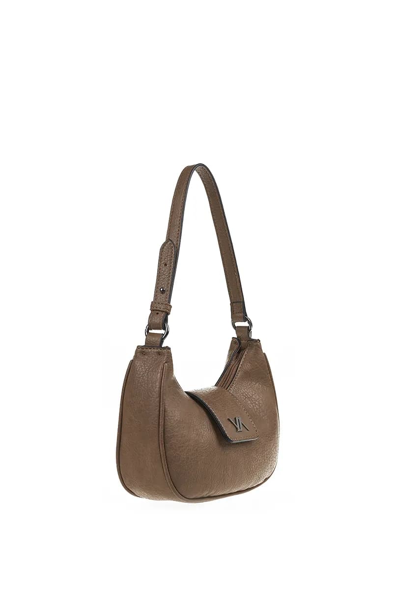 VERDE FASHION | Borsa hobo a spalla con fibbia - 11