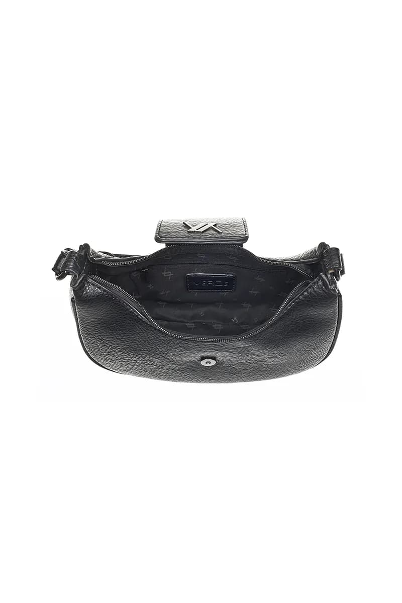 VERDE FASHION | Borsa hobo a spalla con fibbia - 8