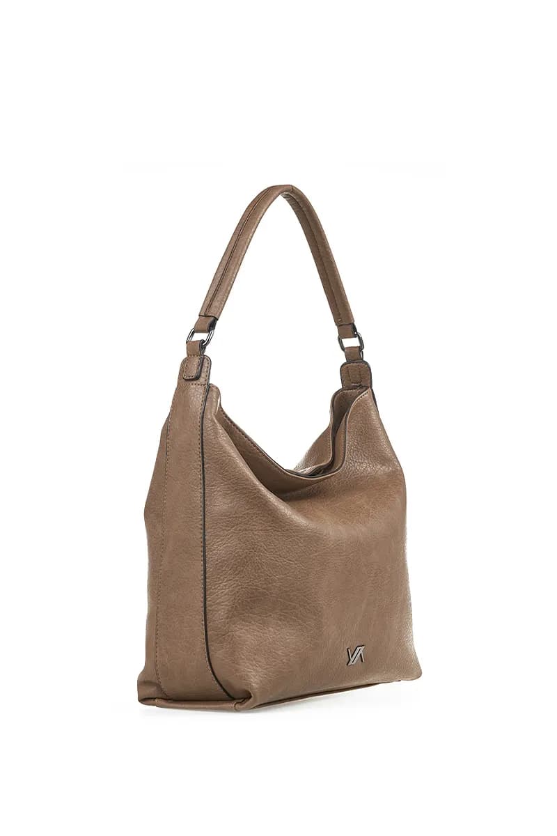 VERDE FASHION | Borsa a sacca con zip - 3