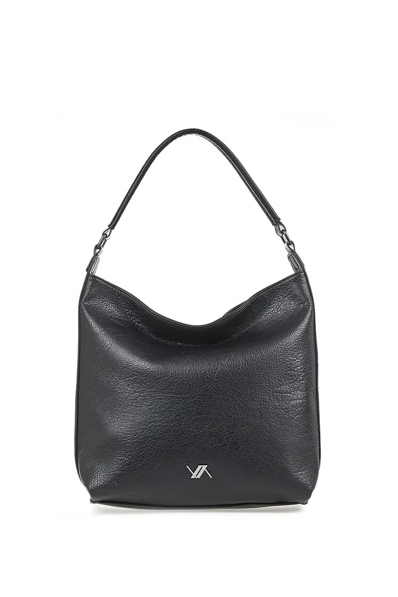 VERDE FASHION | Borsa a sacca con zip - 5