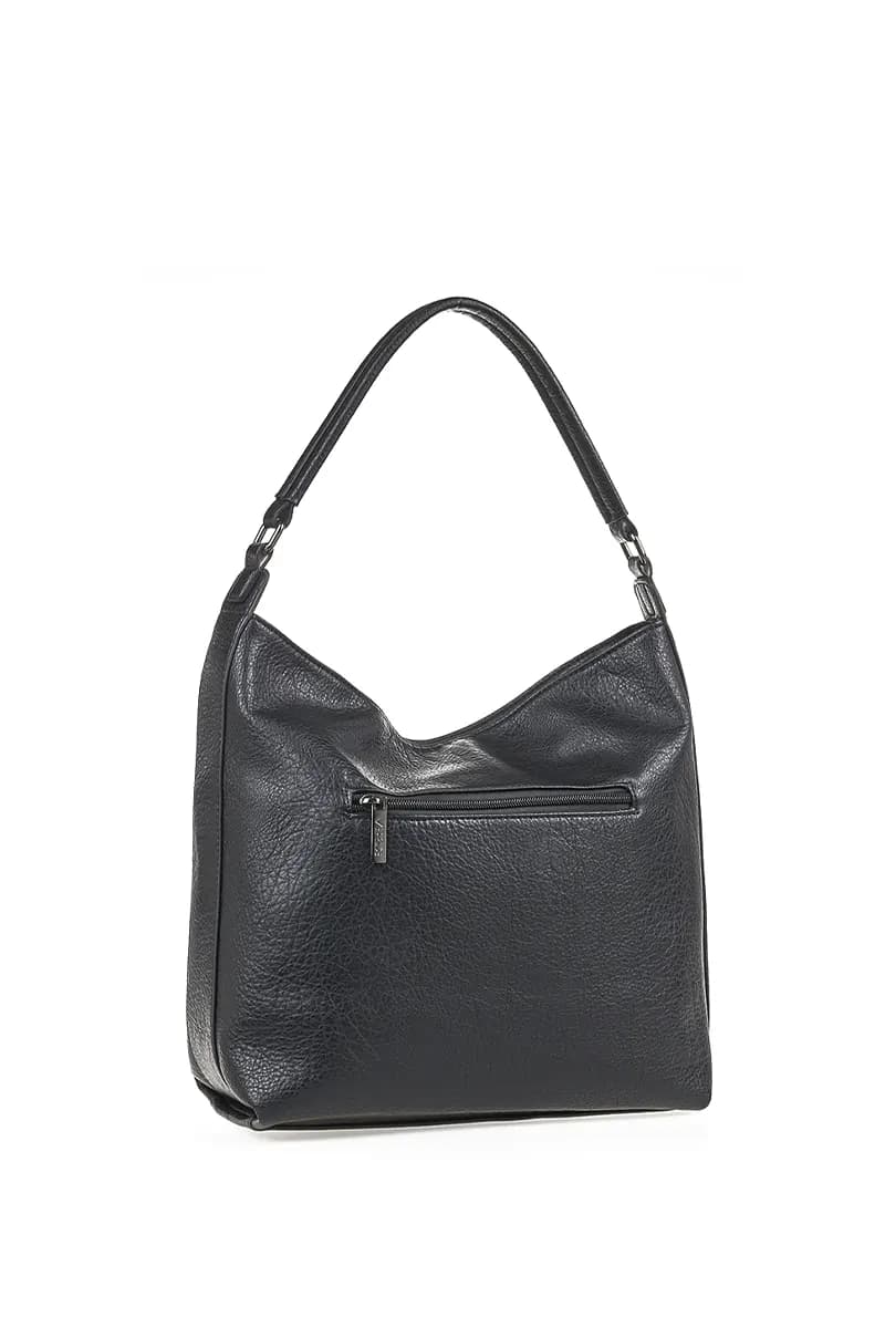 VERDE FASHION | Borsa a sacca con zip - 6