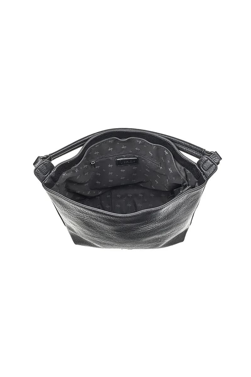 VERDE FASHION | Borsa a sacca con zip - 8