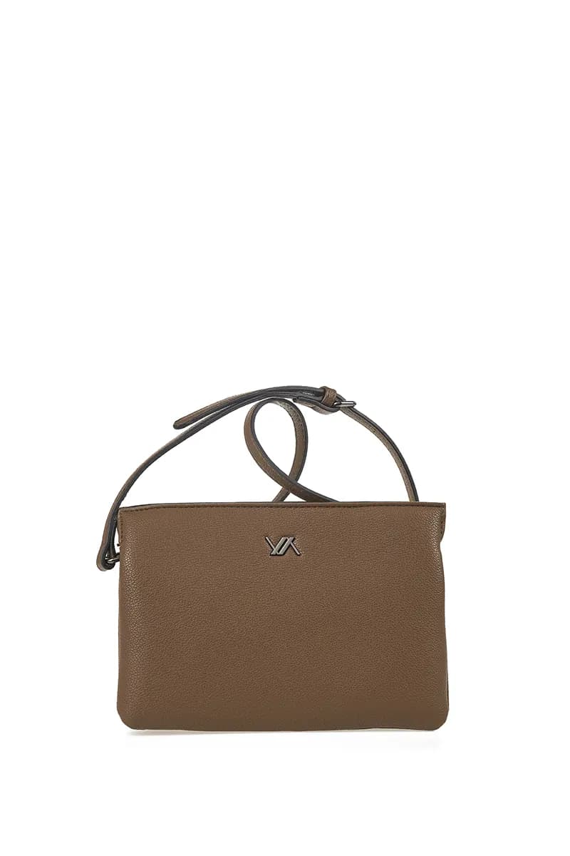VERDE FASHION | Borsa tracolla tre scomparti - 9
