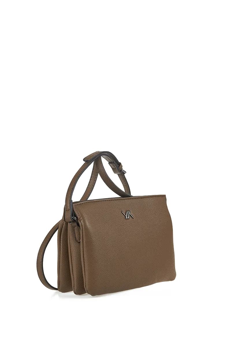 VERDE FASHION | Borsa tracolla tre scomparti - 7