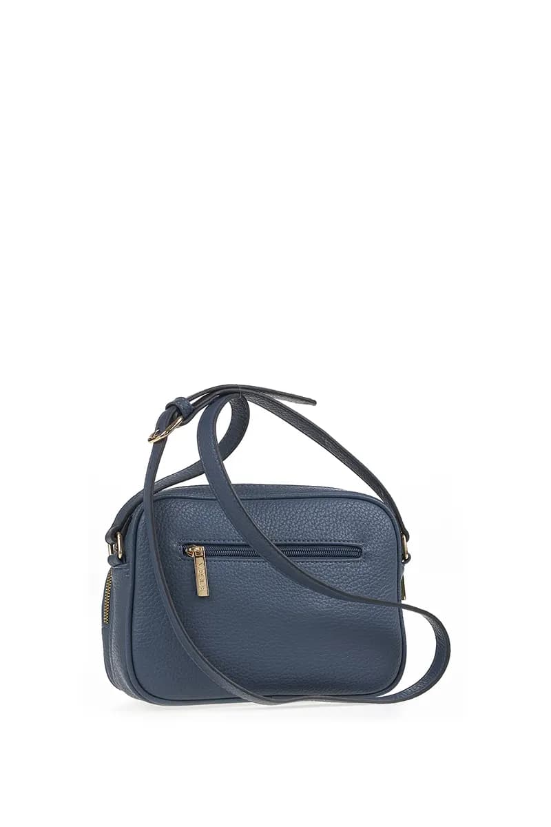VERDE FASHION | Tracolla piccola doppia zip con logo - 2