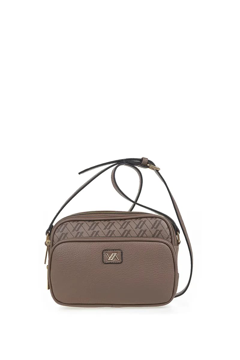 VERDE FASHION | Tracolla piccola doppia zip con logo - 13