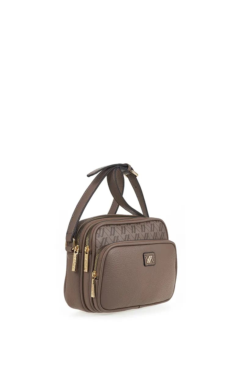 VERDE FASHION | Tracolla piccola doppia zip con logo - 15