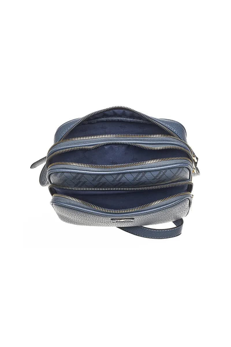 VERDE FASHION | Tracolla piccola doppia zip con logo - 4