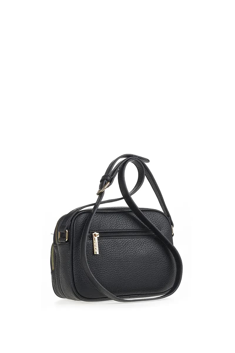 VERDE FASHION | Tracolla piccola doppia zip con logo - 6