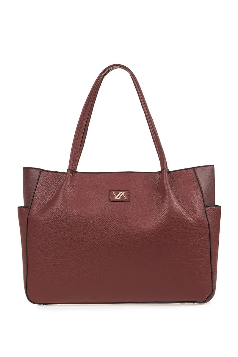 VERDE FASHION | Borsa a spalla con tasche con logo - 17