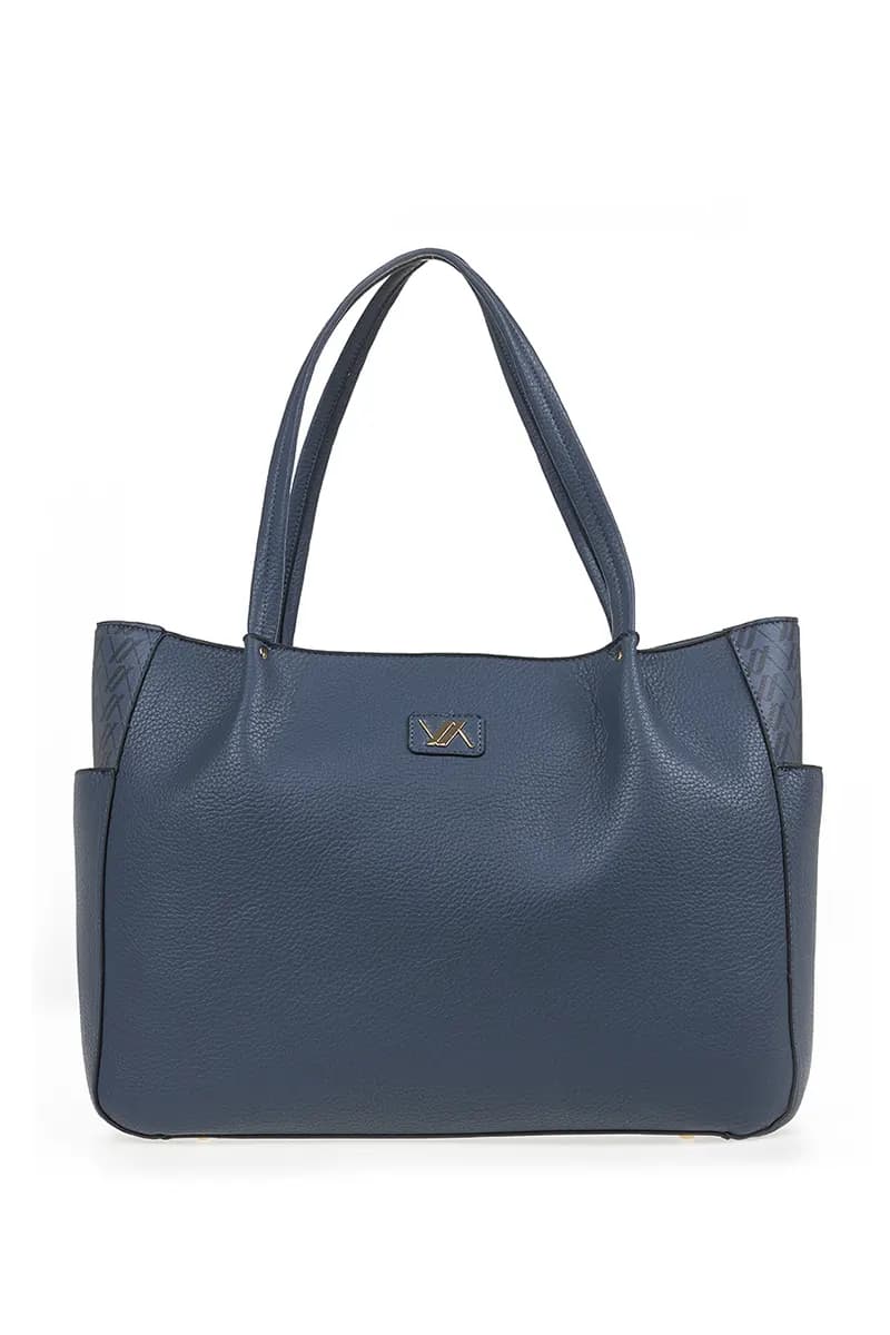 VERDE FASHION | Borsa a spalla con tasche con logo - 13