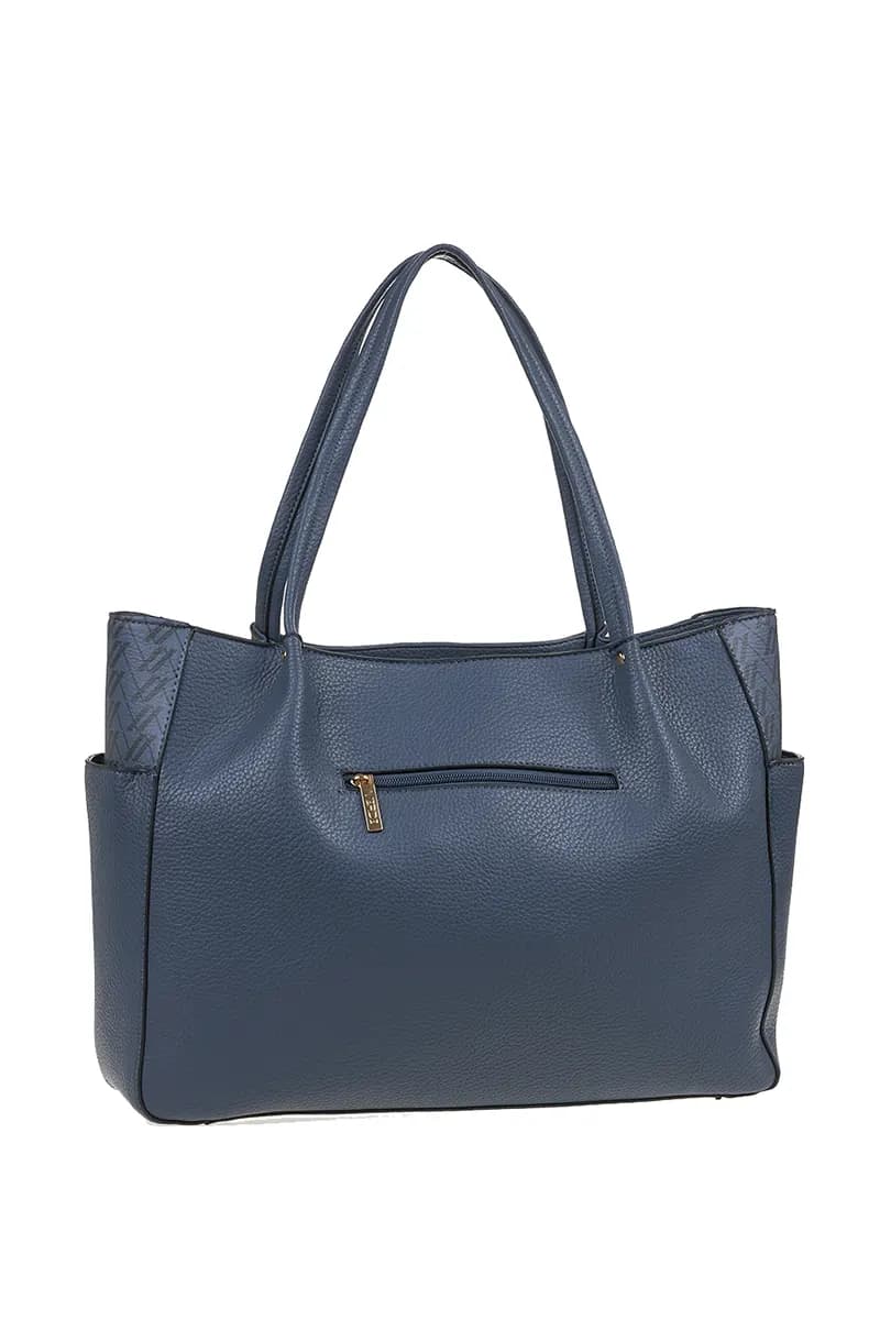 VERDE FASHION | Borsa a spalla con tasche con logo - 14