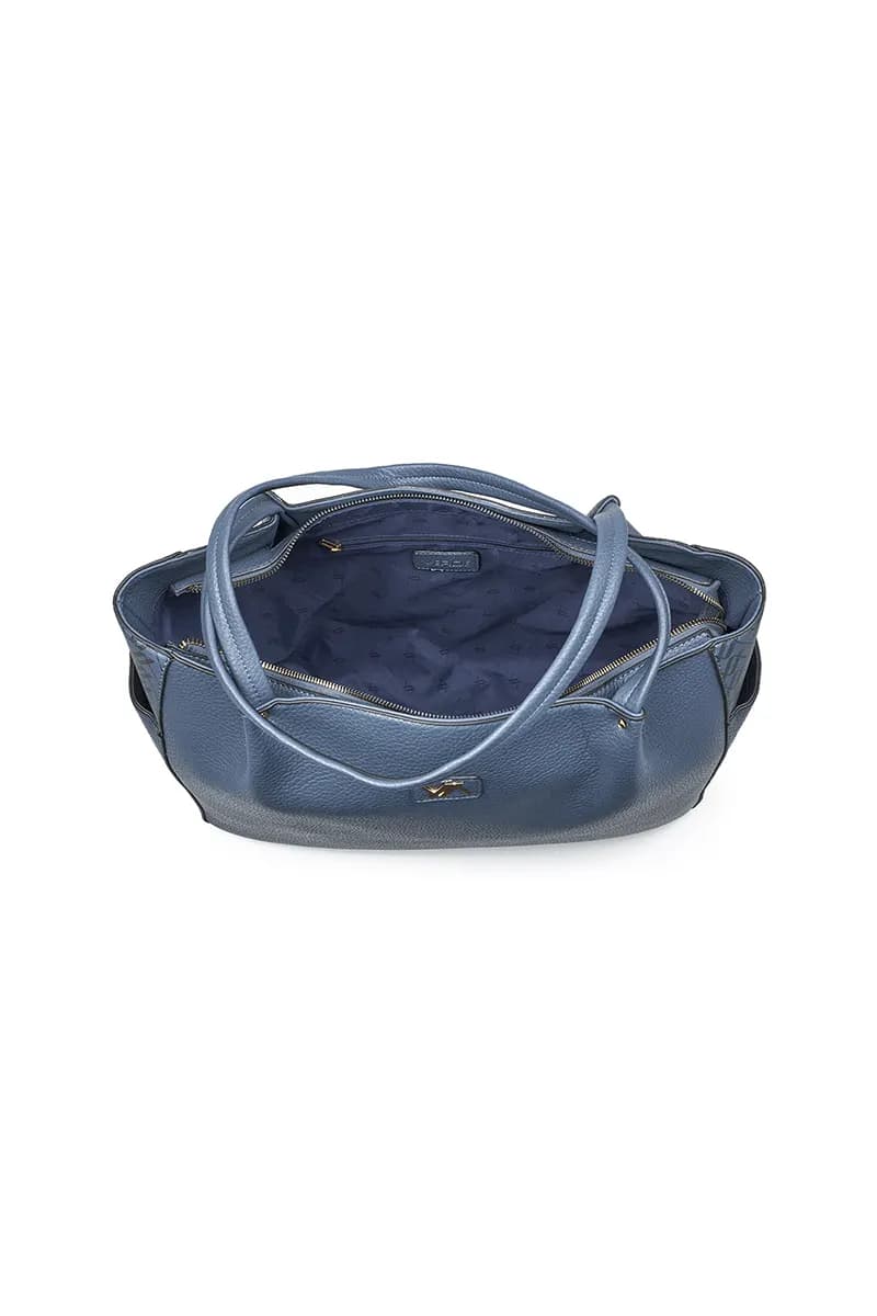 VERDE FASHION | Borsa a spalla con tasche con logo - 16