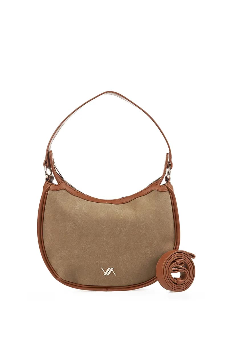 VERDE FASHION | Borsa hobo a spalla con tracolla - 9