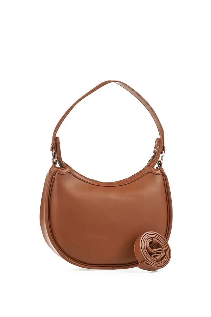 VERDE FASHION | Borsa hobo a spalla con tracolla - 2
