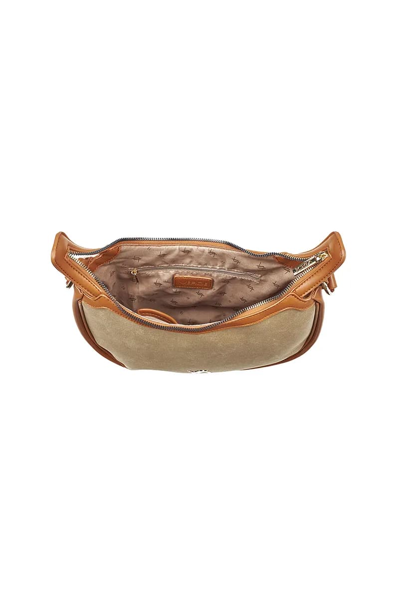 VERDE FASHION | Borsa hobo a spalla con tracolla - 4